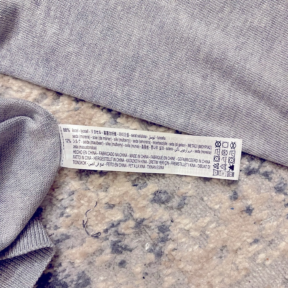 Zara fine knit grey marl cardigan size Small. - Picture 4 of 4